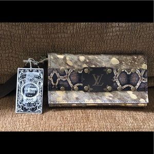 Upcycled Louis Vuitton Clutch